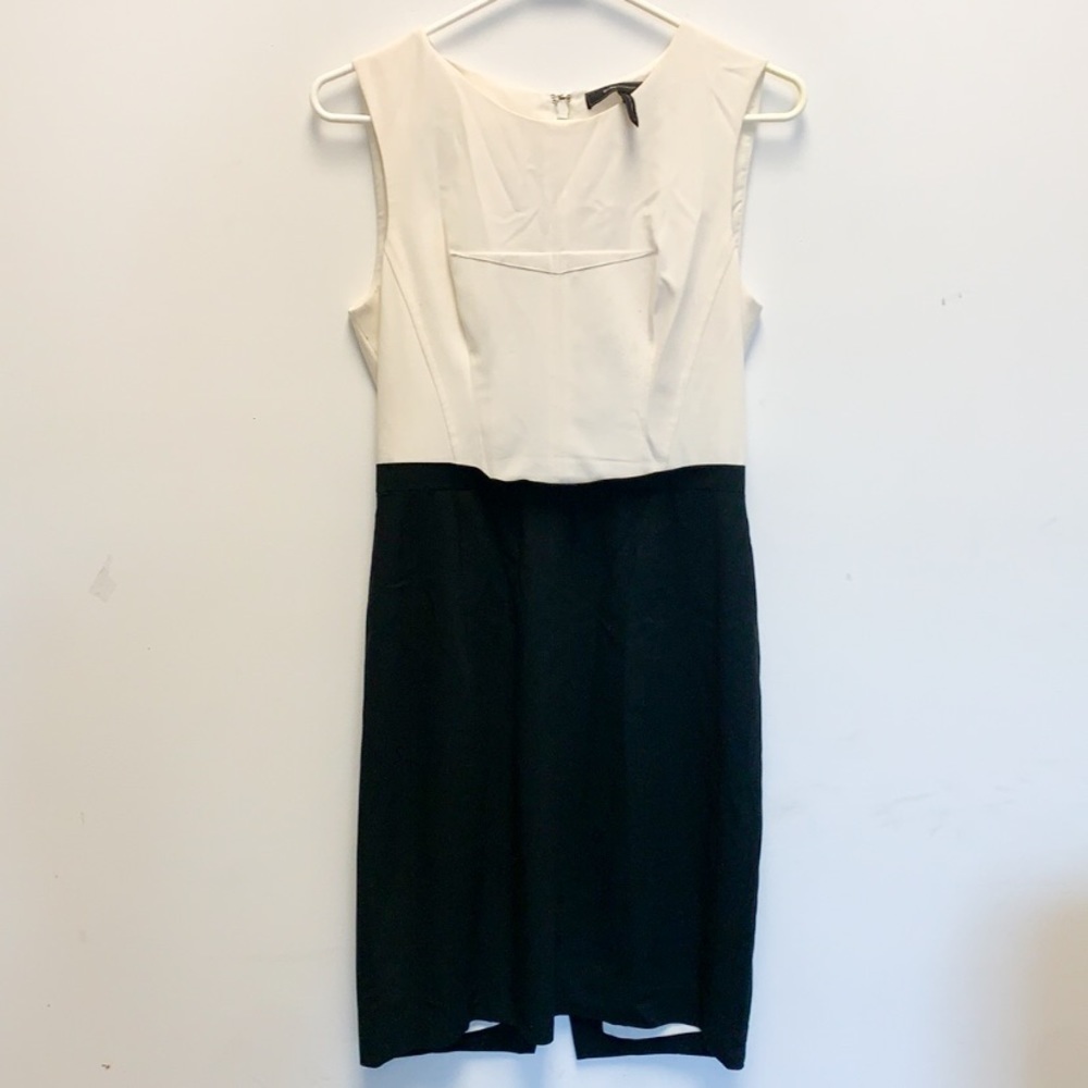 BCBGmaxazria black & white dress